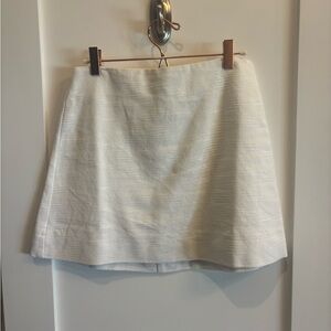 Julia Amory white Gidget mini skirt